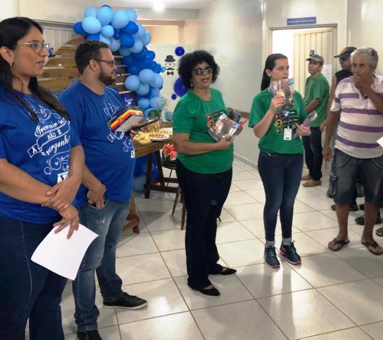 NOVEMBRO AZUL: Equipe da Vigilância em Saúde do Trabalhador participa de ações nas unidades
